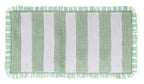 Blanc MariClò Tappeto a Righe con Gala Righe d'Aria Collection Verde 50x110 cm.