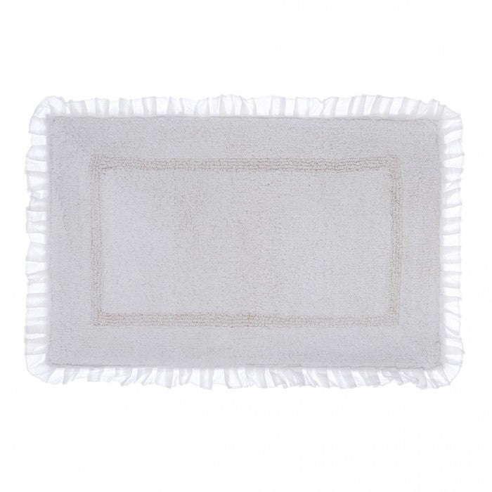 tappeto con Doppia Gala Bagno Chiaro Collection 60x120 cm. Panna