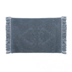 Tappeto Jaquard con Nappe Bagno in Villa Collection 50x80 cm. Azzurro Polvere