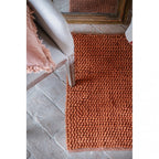 Blanc MariClò Tappeto da Bagno Natural Attitude Collection in Cotone Ruggine 50x80 cm.