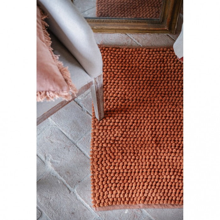 Blanc MariClò Tappeto da Bagno Natural Attitude Collection in Cotone Ruggine 50x80 cm.