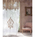 Tenda Dentelle Collection Blanc Mariclò 140x300 cm. Bicolore