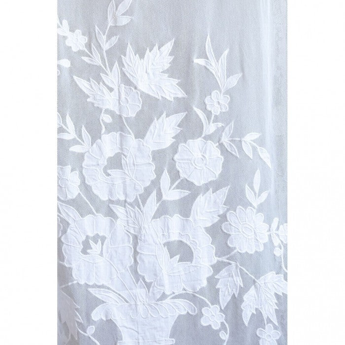Tenda Dentelle Collection Blanc Mariclò 140x290 cm. Bianco