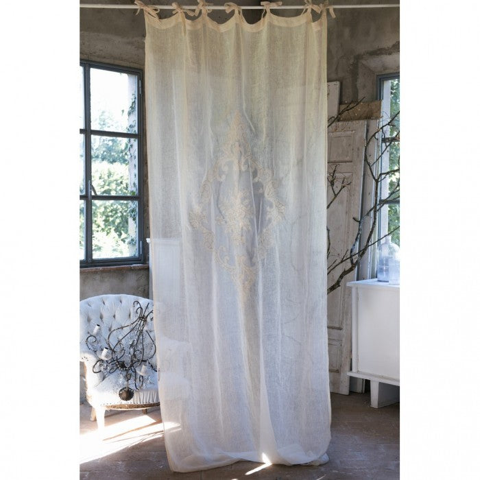 Tenda Eugenie Collection Blanc Mariclò 140x290 cm. Naturale