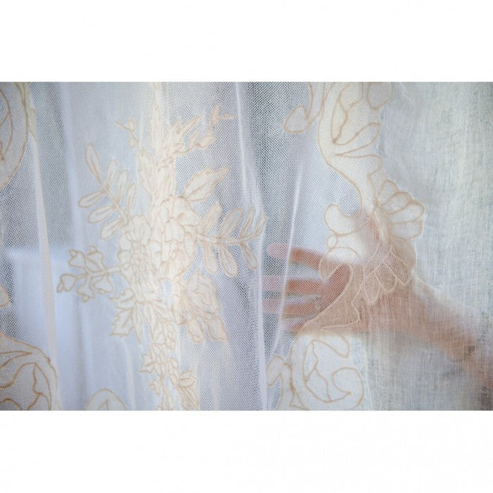 Tenda Eugenie Collection Blanc Mariclò 140x290 cm. Naturale