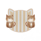 Tovaglietta in Vinile Funny Animals Collection 46x38 cm.