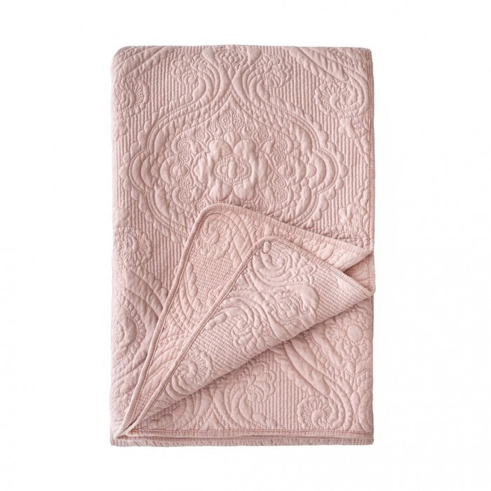 Blanc MariClò Trapunta 2 Piazze Sogno Toscano Collection in Cotone e Microfibra Rosa Cipria 180x260 cm.