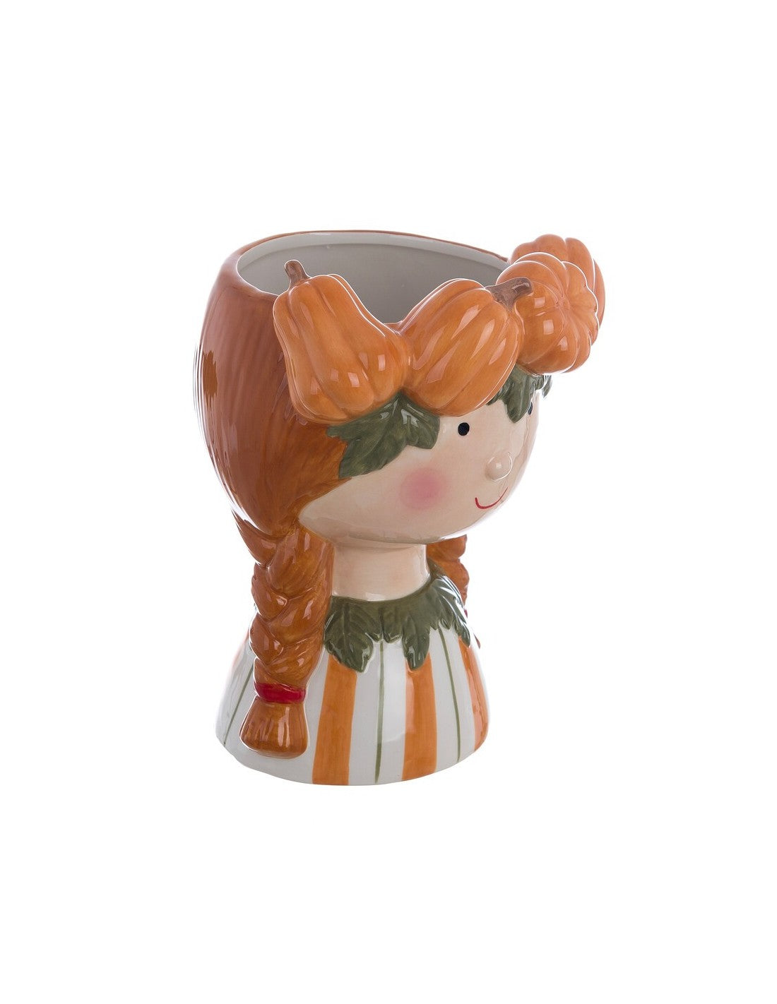 Blanc MariClò Vaso Gourmandise d'Automne in Ceramica H. 20,60 cm. D. 15 cm.