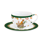 Easy Life Set 2 Tazze Cappuccino con Piattino Forest Dream 240 ml.